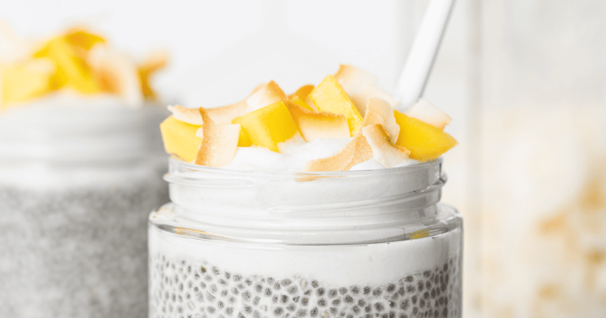 Taste Coconut Cream Pie: High-Protein Chia Pudding Recipe